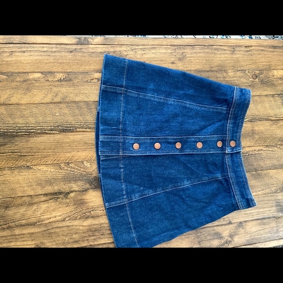 Madewell Metropolis snap skirt - Picture 2 of 2